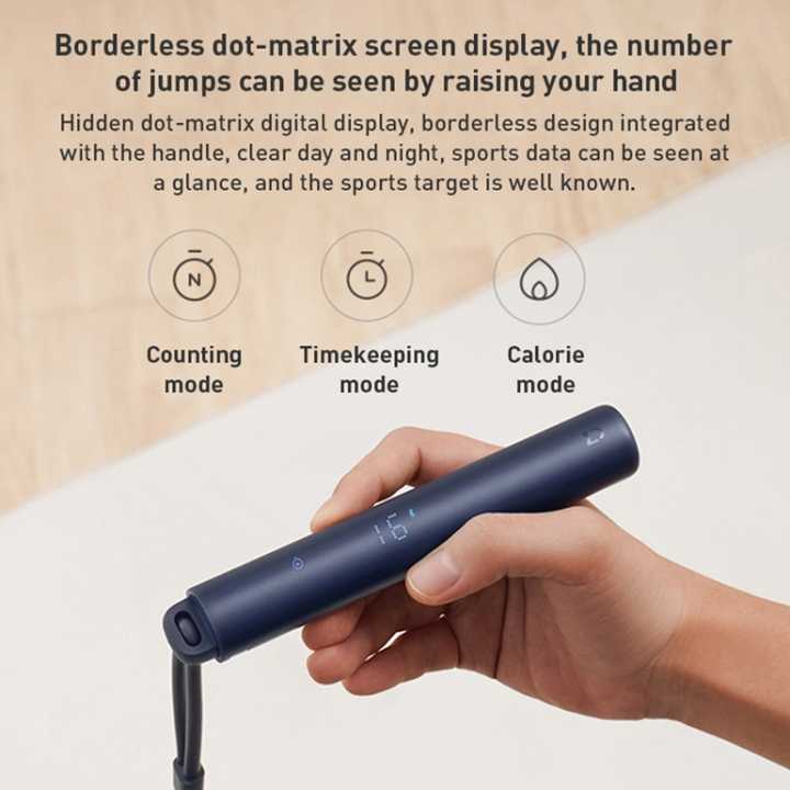 Picture of Xiaomi Mijia Smart Skipping Jump Rope Digital Counter With Apps Control - Black