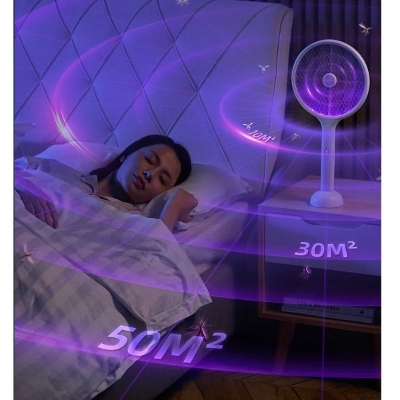 Picture of Xiaomi Qualitell E2 Electric Mosquito Killer Lamp Racket Fly Swatter: - White