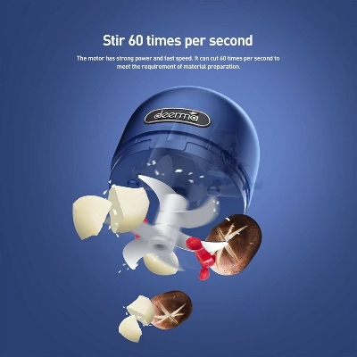 Picture of Deerma JS100 Electric Food Chopper Garlic Stirrer - Blue