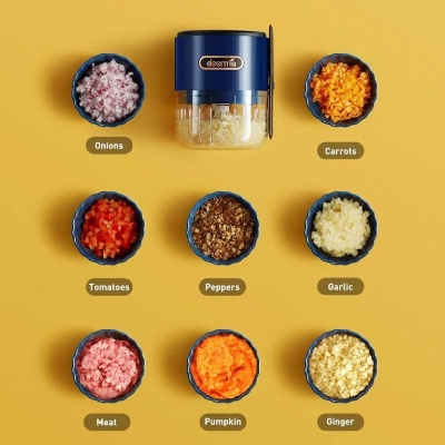 Picture of Deerma JS100 Electric Food Chopper Garlic Stirrer - Blue