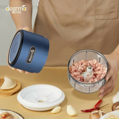 Picture of Deerma JS100 Electric Food Chopper Garlic Stirrer - Blue
