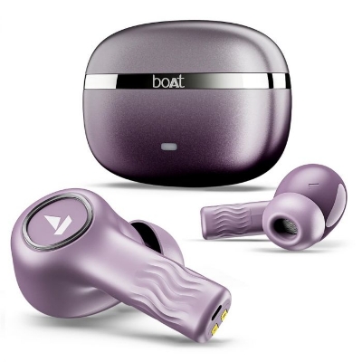 Picture of boAt Nirvana Ion ANC Pro Headphone Type ANC TWS Earbuds Category Wireless Earbuds - Purple