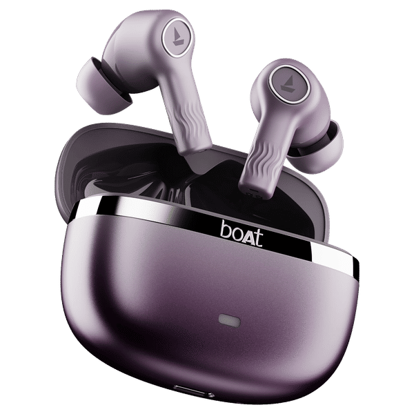 Picture of boAt Nirvana Ion ANC Pro Headphone Type ANC TWS Earbuds Category Wireless Earbuds - Purple