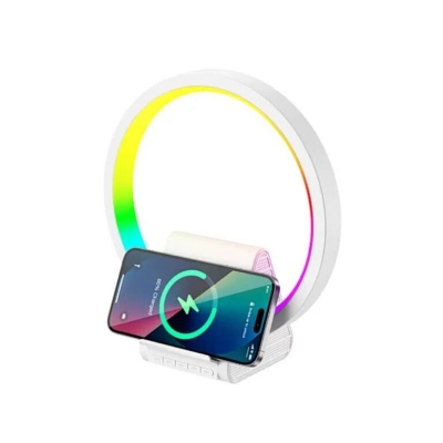 Picture of Wiwu-Wi-W021-2-in-1-Wireless-Charger-SpeakerWiwu-Wi-W021-2-in-1-Wireless-Charger-Speaker-2Wiwu-Wi-W021-2-in-1-Wireless-Charger-Speaker-4 - White