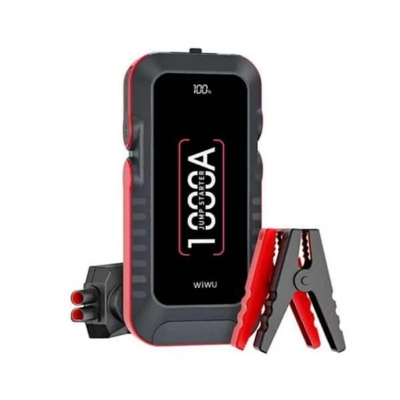 Picture of WiWU 1000A Car Power Inverter 12V Multi Function USB Jump Starter JS001 - Black