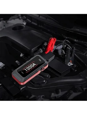 Picture of WiWU 1000A Car Power Inverter 12V Multi Function USB Jump Starter JS001 - Black