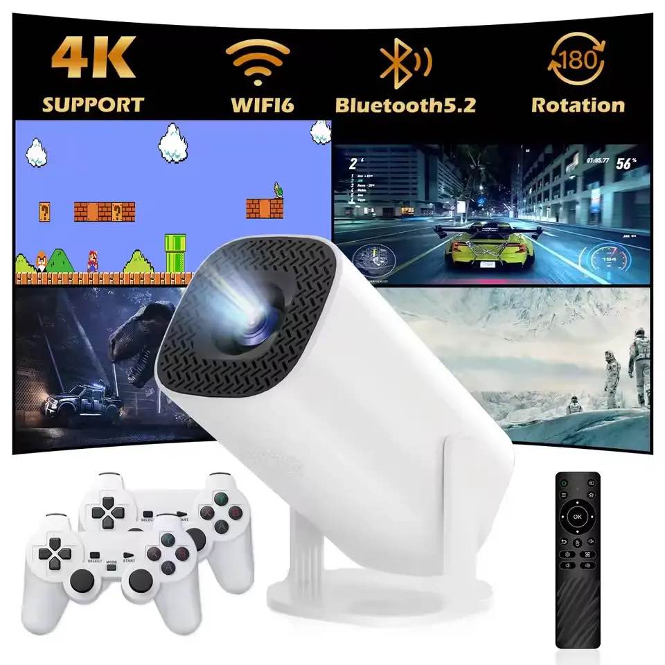 Picture of P30 Max Android 4K Projector + Game Console- Global version(1 year replacement warranty) - White