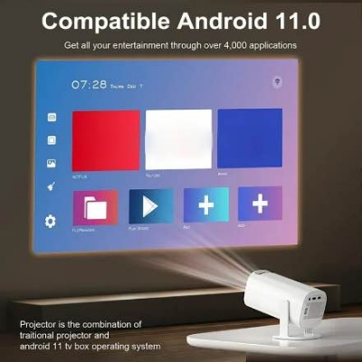 Picture of P30 Max Android 4K Projector + Game Console- Global version(1 year replacement warranty) - White