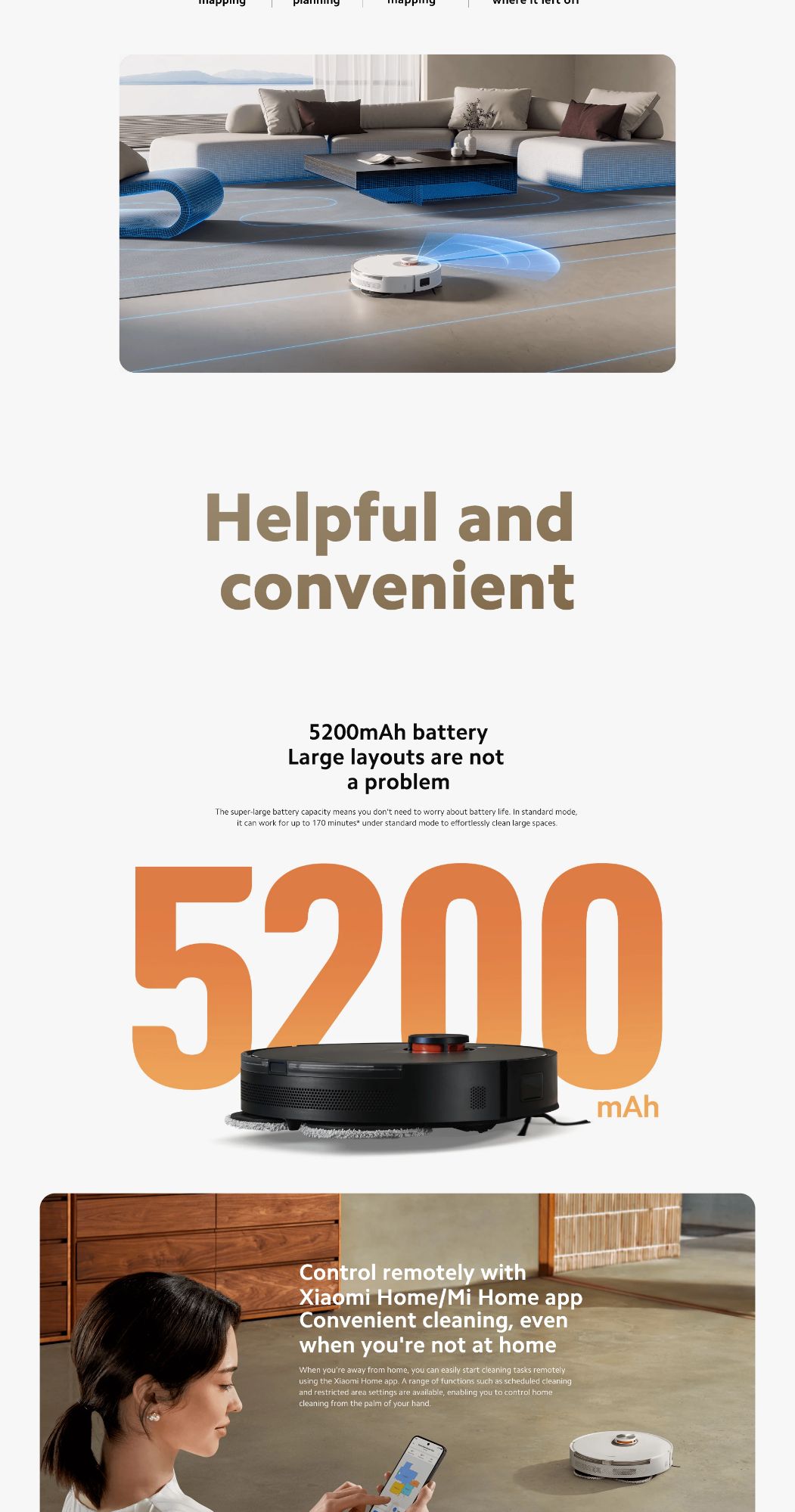 Picture of Xiaomi Robot Vacuum S20+ Black - Black