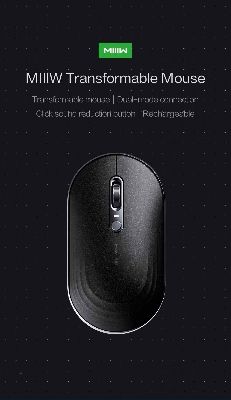 Picture of Xiaomi miiw m18 transfromable elite mouse 2 4ghz - Black