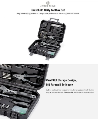 Picture of XIAOMI JIUXUN 60 in 1 ToolKit Toolbox - Black