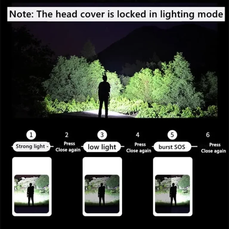 Picture of Rechargeable Lighter Transparent Waterproof ARC Electric USB Camping Flash light - White