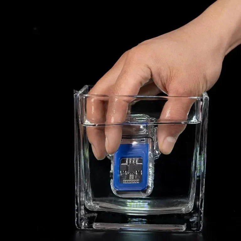 Picture of Rechargeable Lighter Transparent Waterproof ARC Electric USB Camping Flash light - White