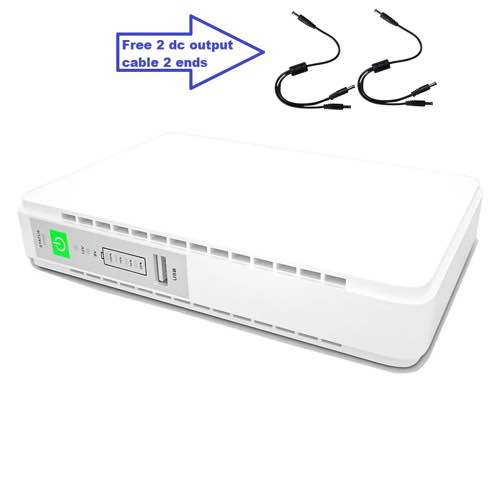 Picture of SKE POE 432P All in One Router UPS 10400Mah Update Edition 5V 9V 12V & PoE Support 15/24V(1 year replacement warranty )