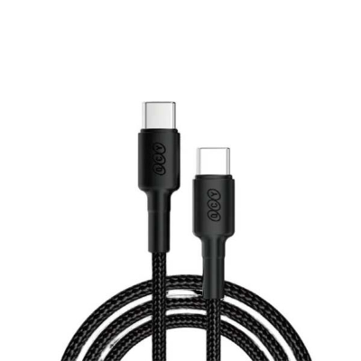 Picture of QCY DC13 60W Quick Charge Type-C to Type-C Cable - Black