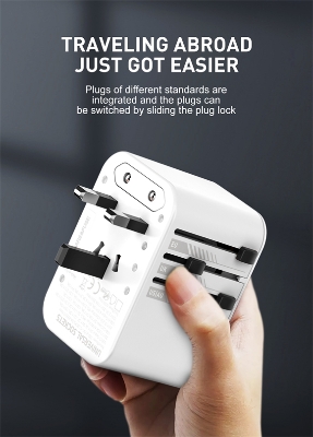 Picture of LDNIO Z6 3 USB Ports 65W GaN Travel Adapter - White