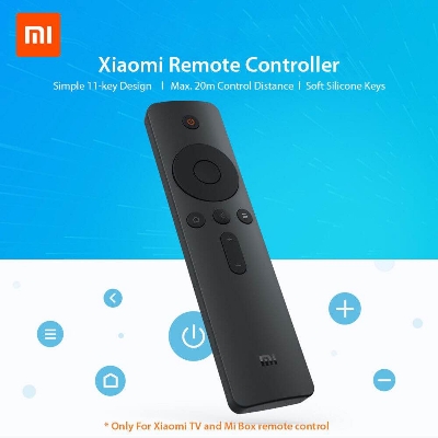 Picture of Xiaomi IR 20m Remote Controller TV Box for Xiaomi Mi Smart TV Box 11 Keys G1X4 - Black