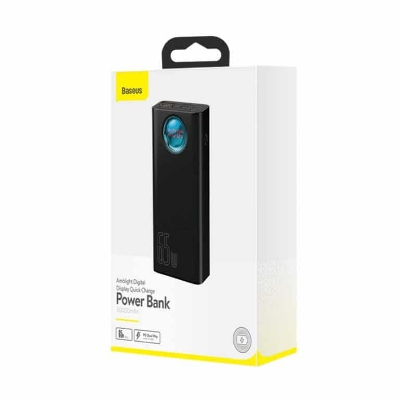 Picture of Baseus 65W Amblight 30000mAh Power Bank ( 1 year replacement warranty) - Black