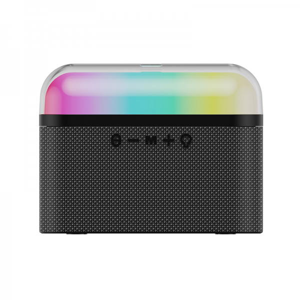 Picture of WiWU Thunder Speaker P60: Wireless Bluetooth Speaker with Vibrant LED Lights - Black
