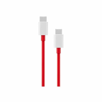 Picture of OnePlus Fast Charging Cable 65W Type-C to Type-C Cable Supervooc Warp - Red