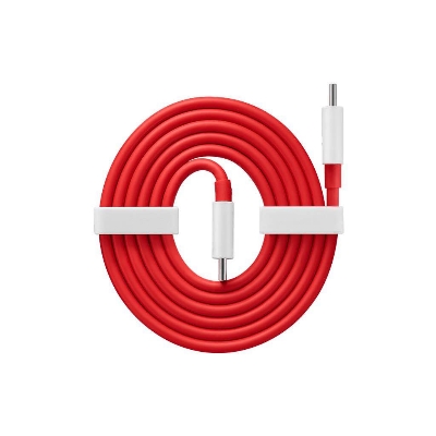 Picture of OnePlus Fast Charging Cable 65W Type-C to Type-C Cable Supervooc Warp - Red