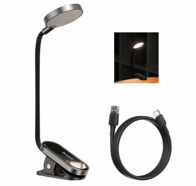 Picture of Baseus Dgrad-0G Comfortable Reading Mini Clip Lamp - Black