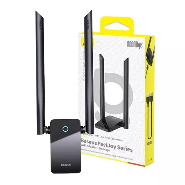 Picture of Baseus FastJoy Series WiFi Adapter 1800Mbps - Black