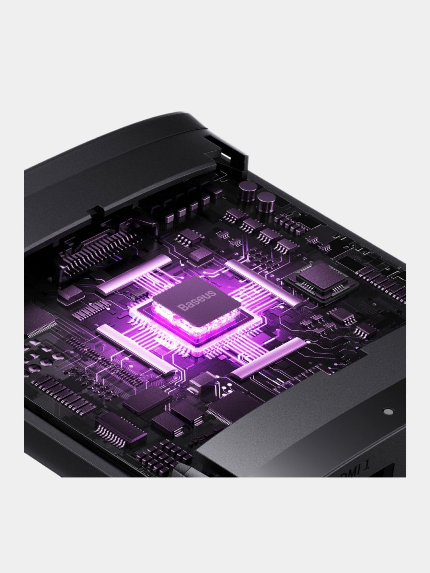 Picture of Adapter adapter Belsis, HDMI Switch Baseus klasteri qora - Black