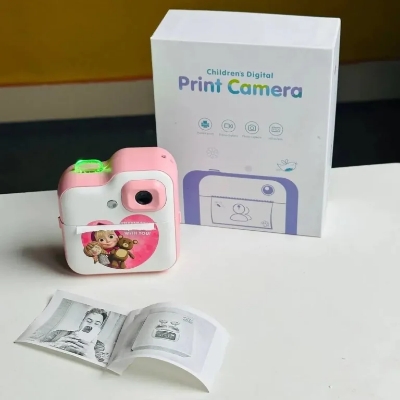 Picture of Instant Print Digital Kids Camera Printer – Masha Version - White