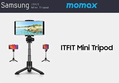 Picture of Momax x Samsung ITFIT Mini Tripod Selfie Stick - Black
