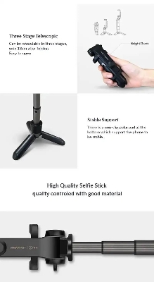 Picture of Momax x Samsung ITFIT Mini Tripod Selfie Stick - Black