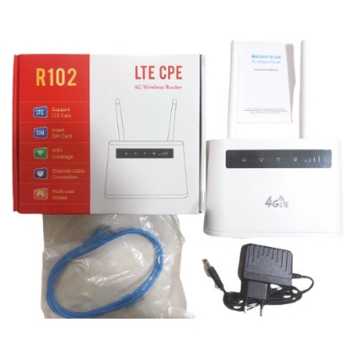 Picture of LTE CPE R102 4G Wireless Router with SIM Slot

(1 Year replacement warranty) - White