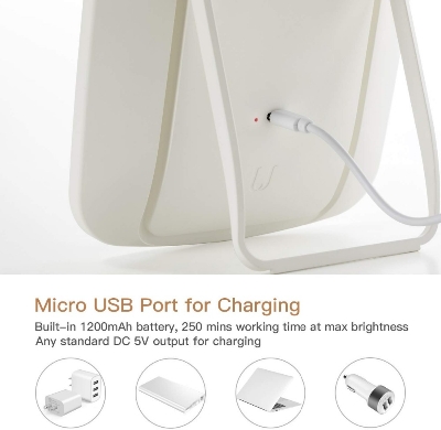 Picture of Xiaomi Jordan Judy led makeup mirror (nv026)

(1 year replacement warranty) - White