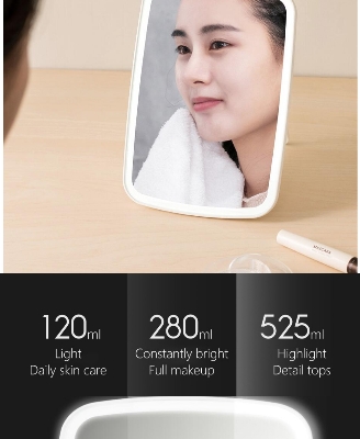 Picture of Xiaomi Jordan Judy led makeup mirror (nv026)

(1 year replacement warranty) - White