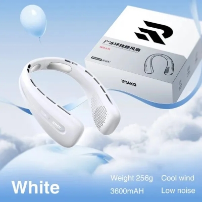 Picture of Rtako N03 Ice Ring Neck Hanging Fan(1 year replacement warranty) - White