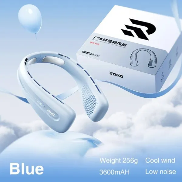 Picture of Rtako N03 Ice Ring Neck Hanging Fan(1 year replacement warranty) - White