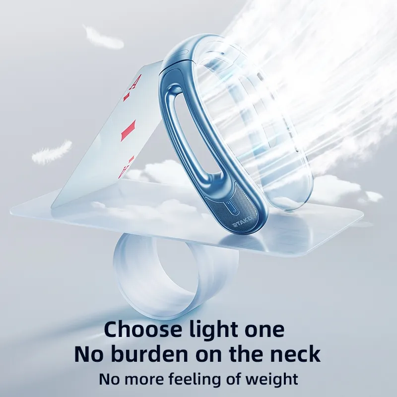 Picture of RTAKO GBF001 4000mah Ice Breeze Neck Hanging Fan(1 year replacement warranty) - White