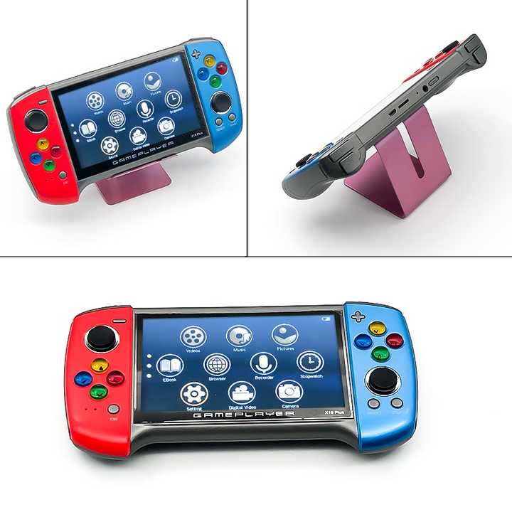 Picture of X19 Plus 5.1 Inch Portable Retro Video Game Console Handheld Game Player Consolas De Videojuegos - Multicolor