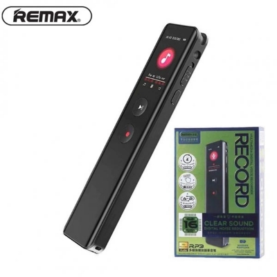 Picture of REMAX RP3 Digital Voice Recorder (16GB/1536K-BPS) - Black
