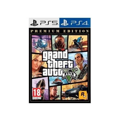 Picture of Grand Theft Auto V (GTA 5) PS4 and PS5 Game - Black