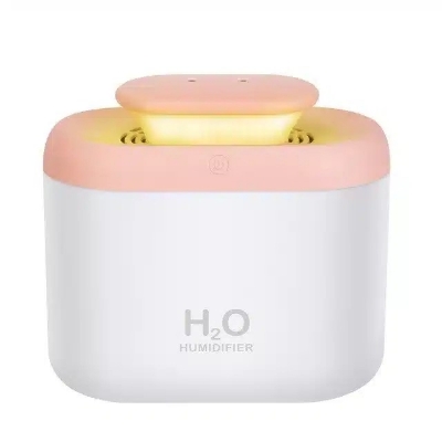 Picture of Xiaomi Diffusion Aromatherapy Humidifier Large Capacity 3.3L Double Spray Portable USB Ultrasonic Cold mist Sprayer With Colourful Night Light(1 year replacement warranty) - Pink