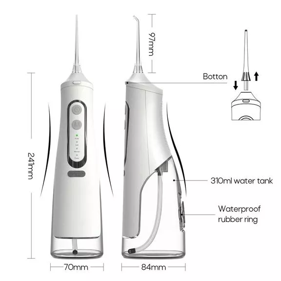 Picture of Xiaomi Oral Irrigator USB Rechargeable Portable Electric Toothbrush - White