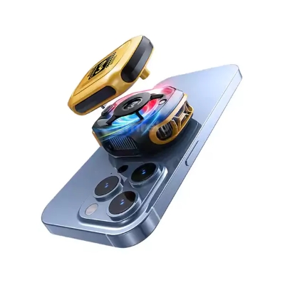 Picture of MEMO CX12 Mobile Phone Cooler Radiator with Digital Display and Battery 1 Year replacement warranty - Yellow