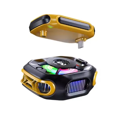 Picture of MEMO CX12 Mobile Phone Cooler Radiator with Digital Display and Battery 1 Year replacement warranty - Yellow