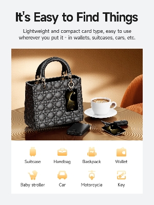 Picture of HOCO E92 Smart Tag Find My Anti-Lost Device - Black