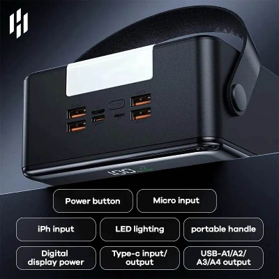 Picture of Remax FP-1 100,000mAh 27W+22.5W Power Bank - Black