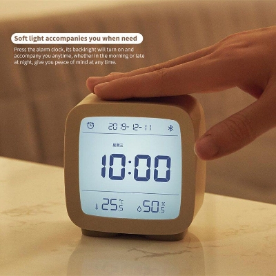 Picture of Xiaomi Youpin Qingping Mijia Bluetooth Alarm Clock Alarm Clock Temperature - White