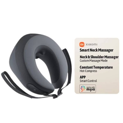 Picture of Xiaomi Mijia Smart Neck Massage Relief Neck Shoulder Pain Work with Mi Home App 2550mAh - Black