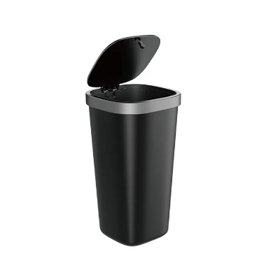 Picture of WiWU Ergonomic Spring Cover Design Trash Can - Black