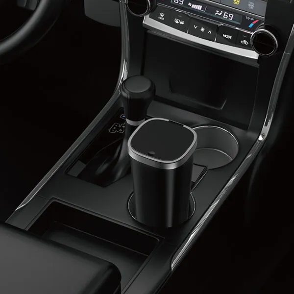 Picture of WiWU Ergonomic Spring Cover Design Trash Can - Black